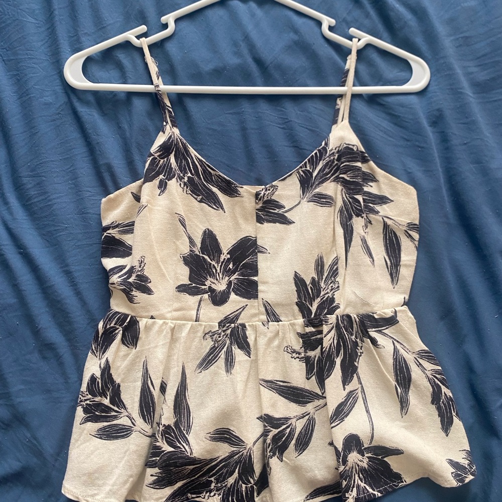 Floral Print Women's Top
